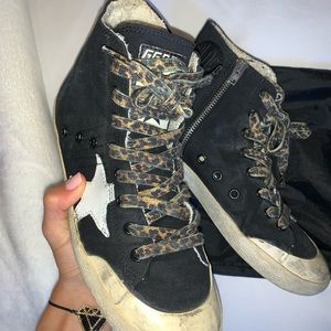 Black Canvas Golden Goose Francy Sneakers